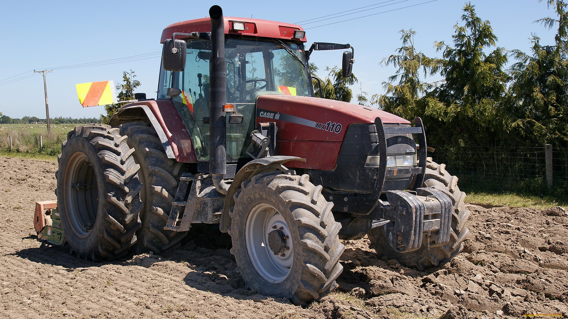 2002 case mx110 tractor, , , , , 
